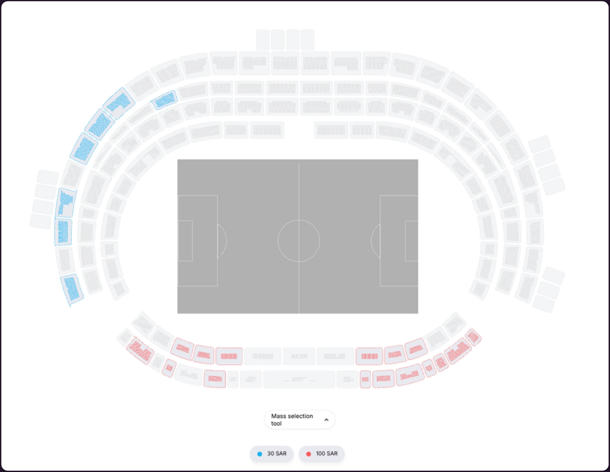 Interactive seat map